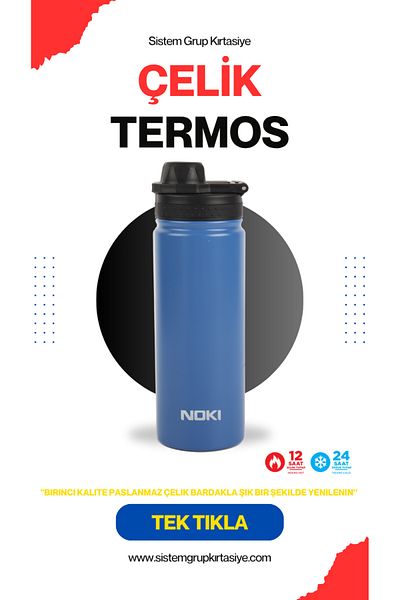 Noki Double Layer Stainless Steel Thermos Cup Coffee Tea Thermos 540 ml