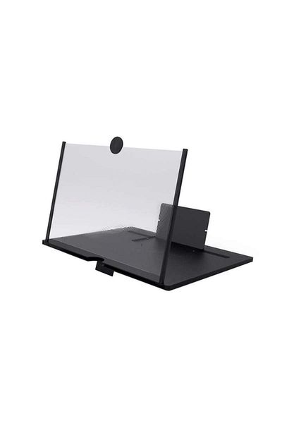 SIKS Amplificator de imagine ® cu efect 3D, simplu și ușor de transportat, 12 inch, plastic, negru