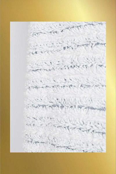 birizmoda Young Hand and Face Towel-White Navy Blue