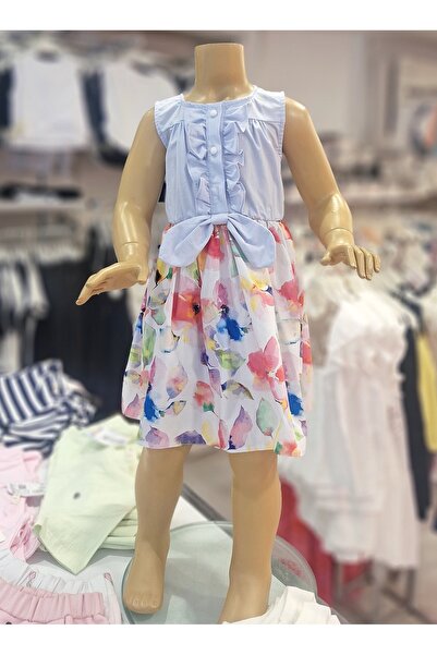 Kıvanç Çocuk Bow and Ruffle Detailed Dress