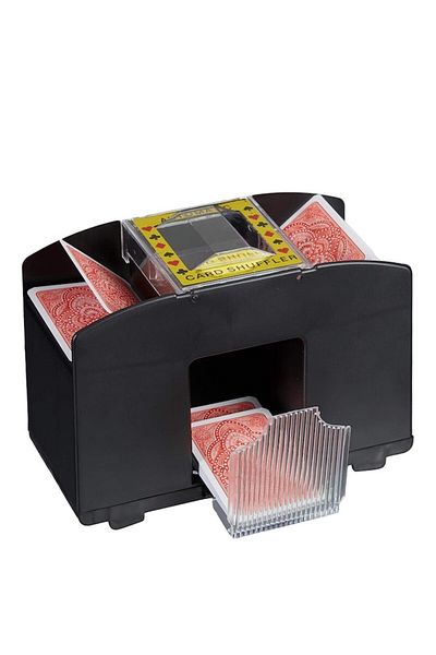 OEM Amestecător de cărți automat electric pentru poker și jocuri de cărți, alimentat cu baterii