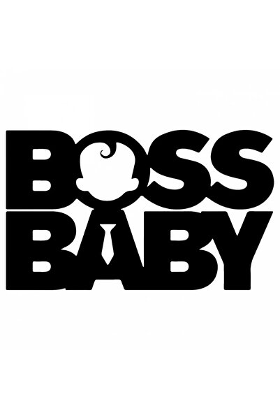 INOVATIX Set de 8 bucăți, autocolant cu logo-ul Baby Boss, INOVATIX®. 6 cm