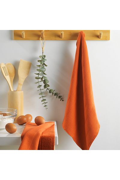 Schafer Home Romy 2 Pack Drying Cloth 40X50 Cm-Orange