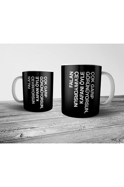 Pixxa You Look Weird - Funny Mug Cup Model 1