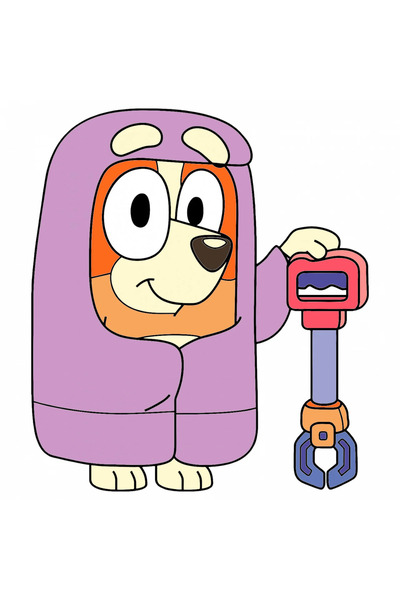 INOVATIX Set de 8 piese, autocolant Bluey Grannies, INOVATIX®. 6 cm