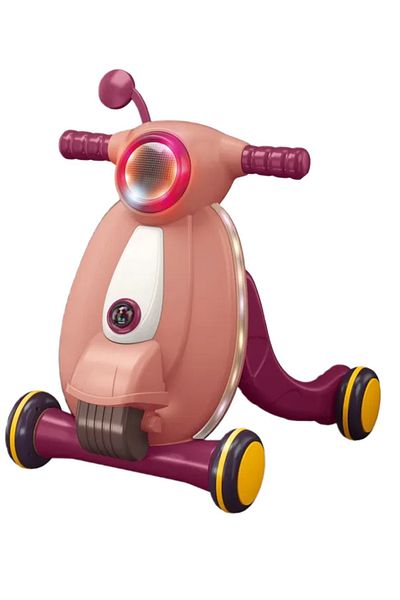 WePro Store Baby walker with lights, sounds, control panel, ball game, adjustable speed, purple, 12m+
