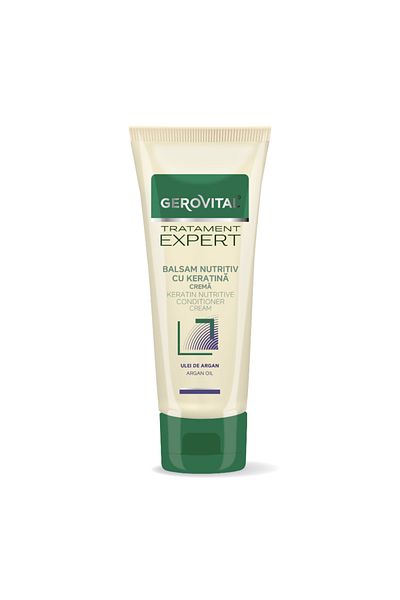GEROVITAL Balsam Gerovital Tratament Expert Nutritiv cu Keratina Crema, 150 ml