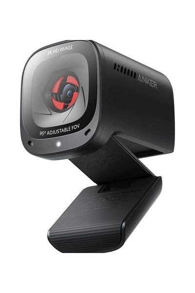 Anker PowerConf C200 2K Mac Webcam For Laptop, Computer Camera, With AI-Noise Canceling Microphones, Stere