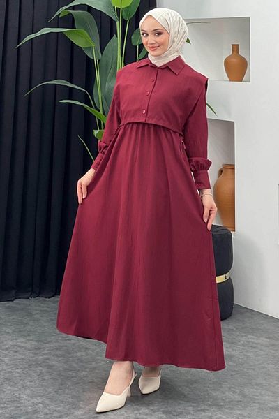 Tesettür Diyarı Women's Bolero Lizza Fabric Hijab Dress
