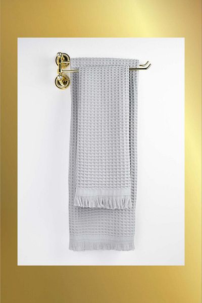 birizmoda Domino Bath Towel-Light Blue