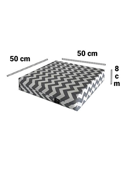 RevuBaby Bahçe Minderi Balkon Minderi Açık Alan Sandalye Minderi Koltuk Uzun Bank Minderi 50X50X8 CM