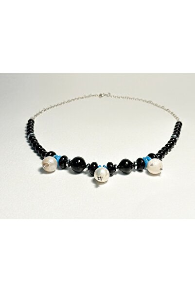 BlackCraft قلادة لؤلؤة كارما
