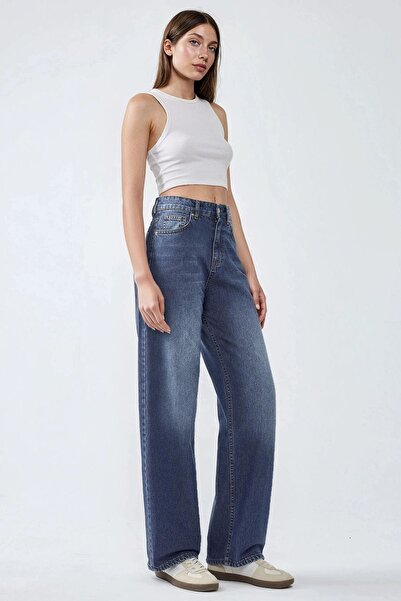 Hiccup Висока талія Straight Kot Штани