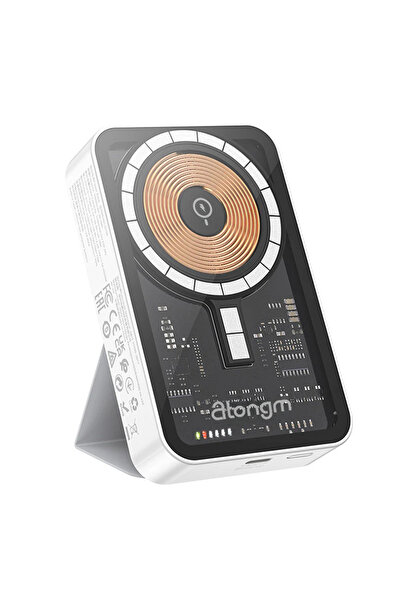AyShop Atongm Magsafe Özellikli 20W 10.000mAh Şeffaf Powerbank