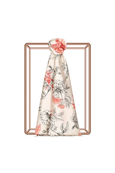 ipekevi Mink Silk Mill Silk Shawl 07318