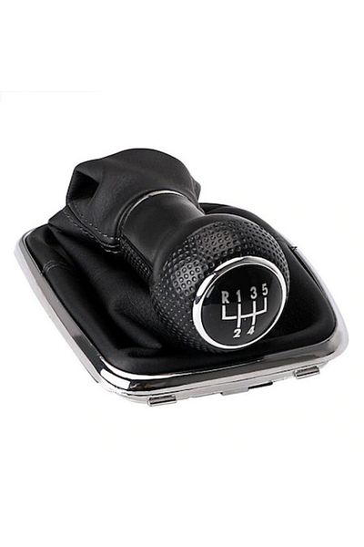 Autohelix MSA Manșon schimbător de viteze + manșon compatibil cu Volkswagen Golf 4 MK4 1997-2005 1J0 711 113 - 5 23mm Negru