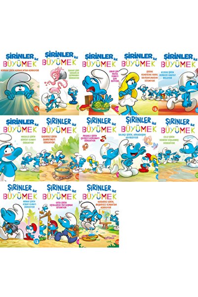 Büyülü Fener Şirinler ile Büyümek 13 Ciltlik Set ( Çizgi Roman )