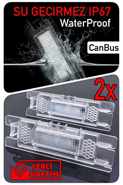 Led Edition Fiat Grande Punto Hatchback 2005-2018 Canbus Led Plaka Aydınlatma...