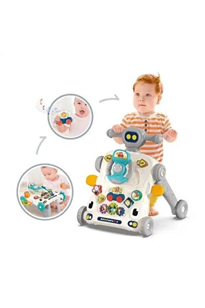 WePro Store Premergător de activități 3 în 1 gri, anti-răsturnare, tastatură,...