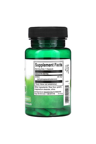 SWANSON , DHEA, High Potency, 25 mg, 120 Capsules