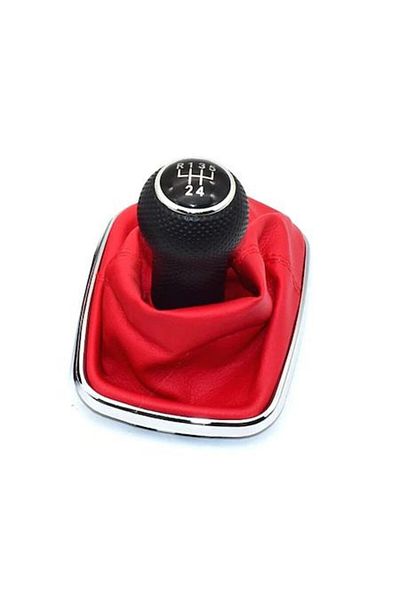 OEM Buton/piuliță schimbător viteze compatibil VW GOLF 4 12 MM roșu complet