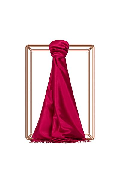 ipekevi Blackberry İpekevi Double Sided Silk Shawl 927