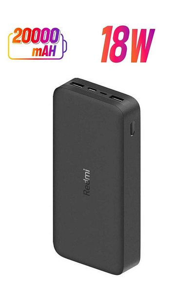 Xiaomi 20000mAh High-Speed Charging Technology Powerbank 18 watt Black
