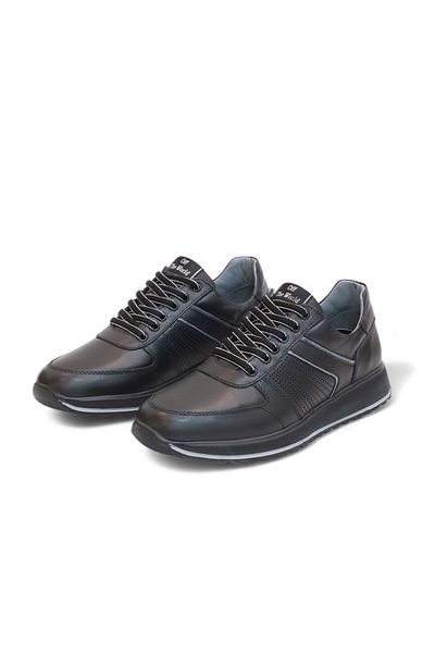 Konfores 2185-Luısfıgo Genuine Leather Top Quality Anatomical Sole Men's Casual Sneakers Shoes