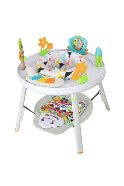 WePro Store 3 in 1 baby jumper with piano, play table, feeding chair, lights, sounds, multicolor, 6m+