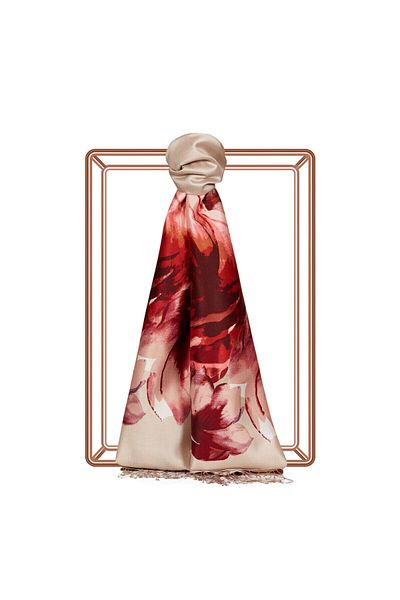 ipekevi Mink Silk Mill Silk Shawl 7133