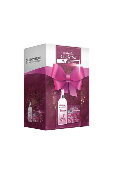 GEROVITAL Set cadou Gerovital H3 Evolution: Apa micelara, 150 ml + Crema ultra activa pentru luminozitate