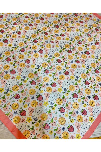 Sima Orange Sima Bd Cotton Children's Scarf