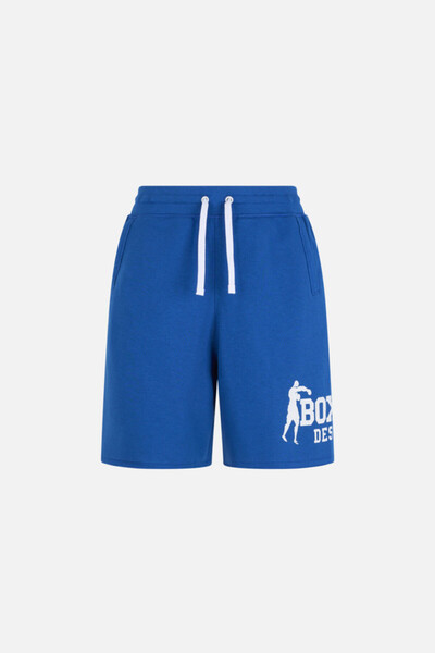 Boxeur Des Rues Λευκό σορτς με λογότυπο Cobalt Blue