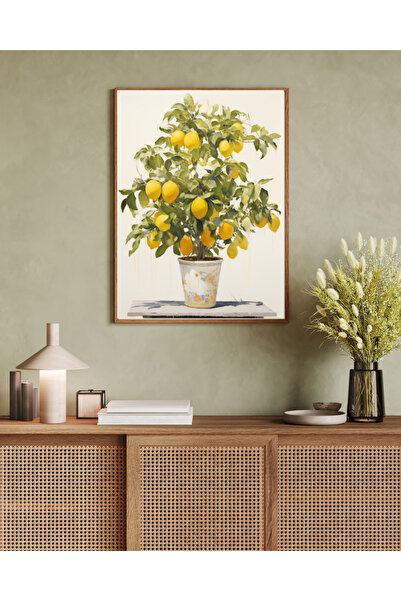 woodhomeworks Tek Parça Salon Ofis Dekor Tablo Ttk