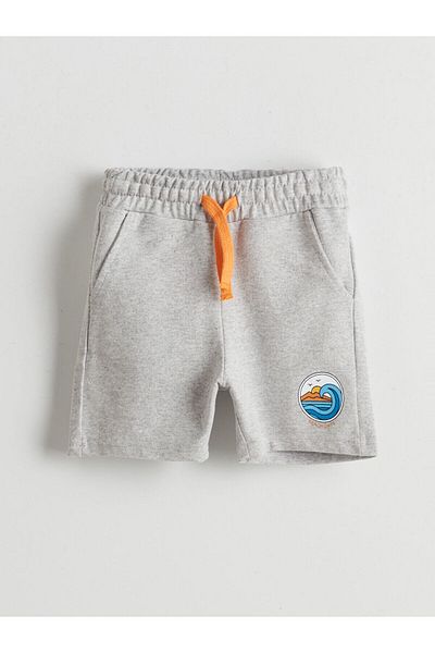 LC Waikiki Printed Boys' Shorts with Elastic Waist