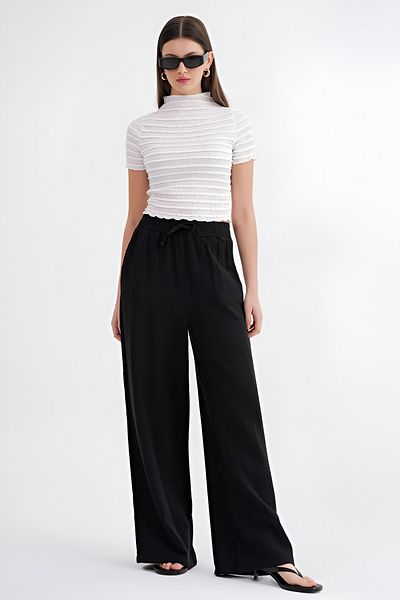 ADEL MODA 100% Cotton Muslin Pazlazzo Pants