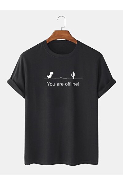 Gollinger Είστε εκτός σύνδεσης Μπλουζάκι με στάμπα με στρογγυλή λαιμόκοψη - Μ...