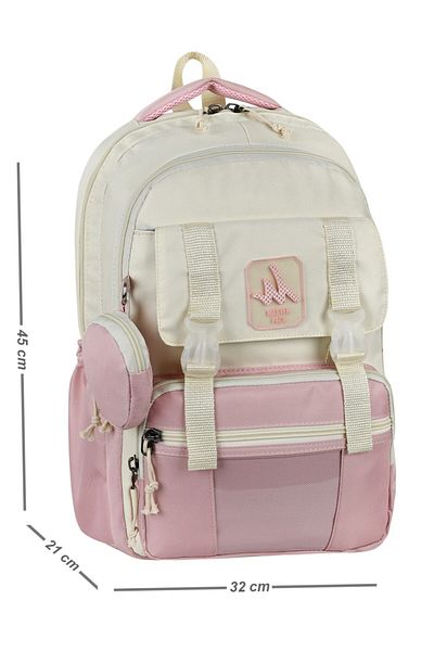 Çınka Bags Large Size Luxury Water Repellent Fabric Travel Backpack Middle School and High School Bag