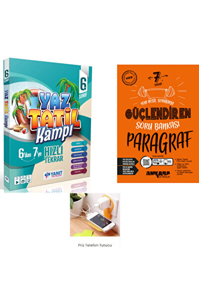 Yanıt Yayınları Yanıt 6.sınıf Yaz Tatil Kamp Kitabı + Ankara 7.Sınıf Güçlendi...