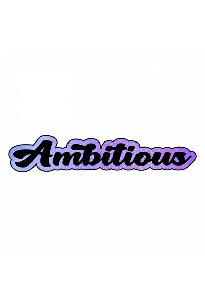 INOVATIX Set of 8 pieces, Sticker Ambitious, INOVATIX®. 6 cm