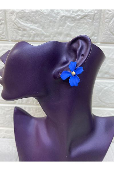 sema aksesuar Women's Flower Model Earrings - Floral Earrings - Gift