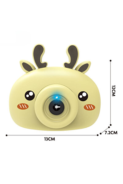 LUDIRO Διαδραστικό παιχνίδι για την κατασκευή σαπουνόφουσκων, Κάμερα με φώτα και ήχους, Τάρανδος