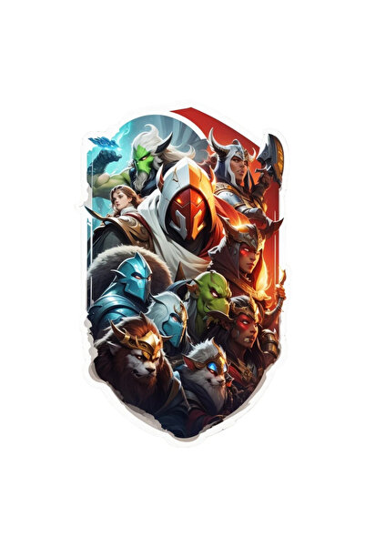 INOVATIX Set of 8 pieces, Legendary Fighters Sticker, INOVATIX®. 6 cm