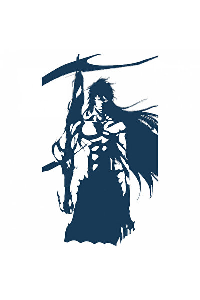 INOVATIX Set de 8 piese, autocolant Anime Getsuga Tensho Bleach, INOVATIX®. 6 cm