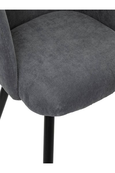rexa beige fabric chair with black legs