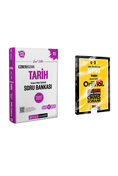 Okyanus Yayınları 2026 kpss pegem ezberbozan tarih soru bankası ve örtaöğreti...