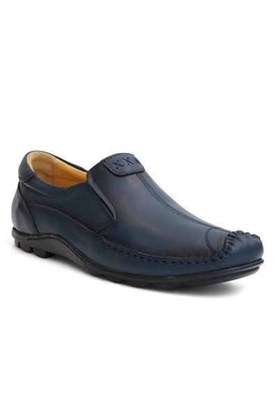 Konfores 2187-Luısfıgo Genuine Leather Top Quality Anatomical Sole Men's Daily Classic Sandal Shoes