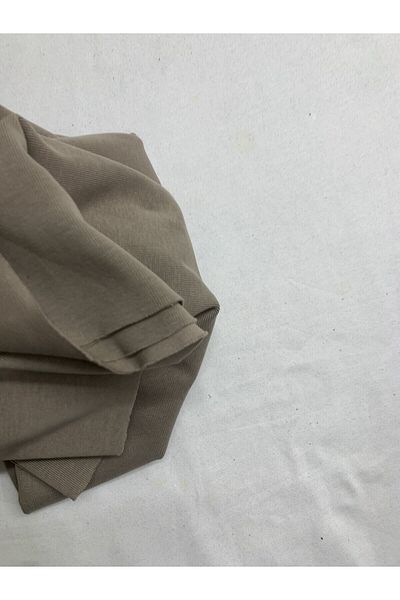 Yiğit Kumaş Rib Fabric, Piece 45X200 cm Mink Color
