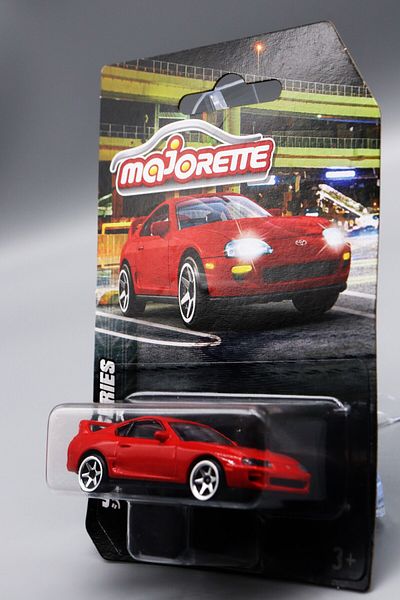 Majorette Supra. Toyota Supra. Japanese Series Premium Toyota Supra Jza80 Red Collection Cars