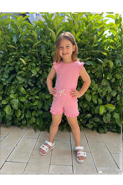 My Kids Wear Frilly Girl's Shorts Set